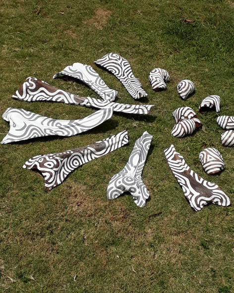 Coconut loc bones